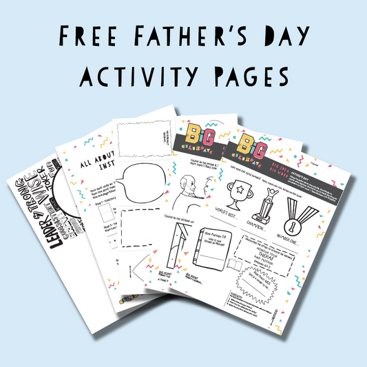 Father's Day Craft Pages