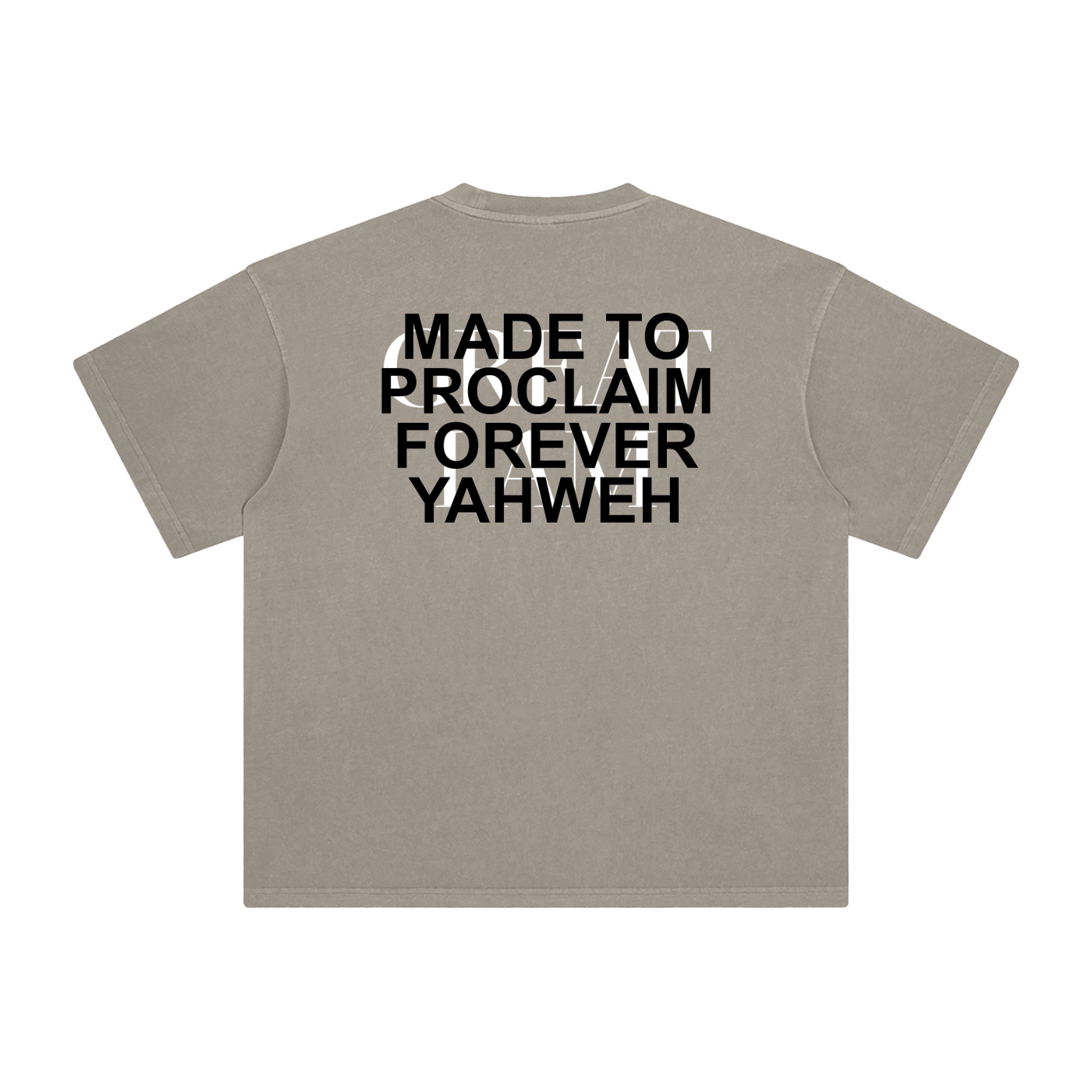 "Great I AM" Enzyme Washed T-Shirt