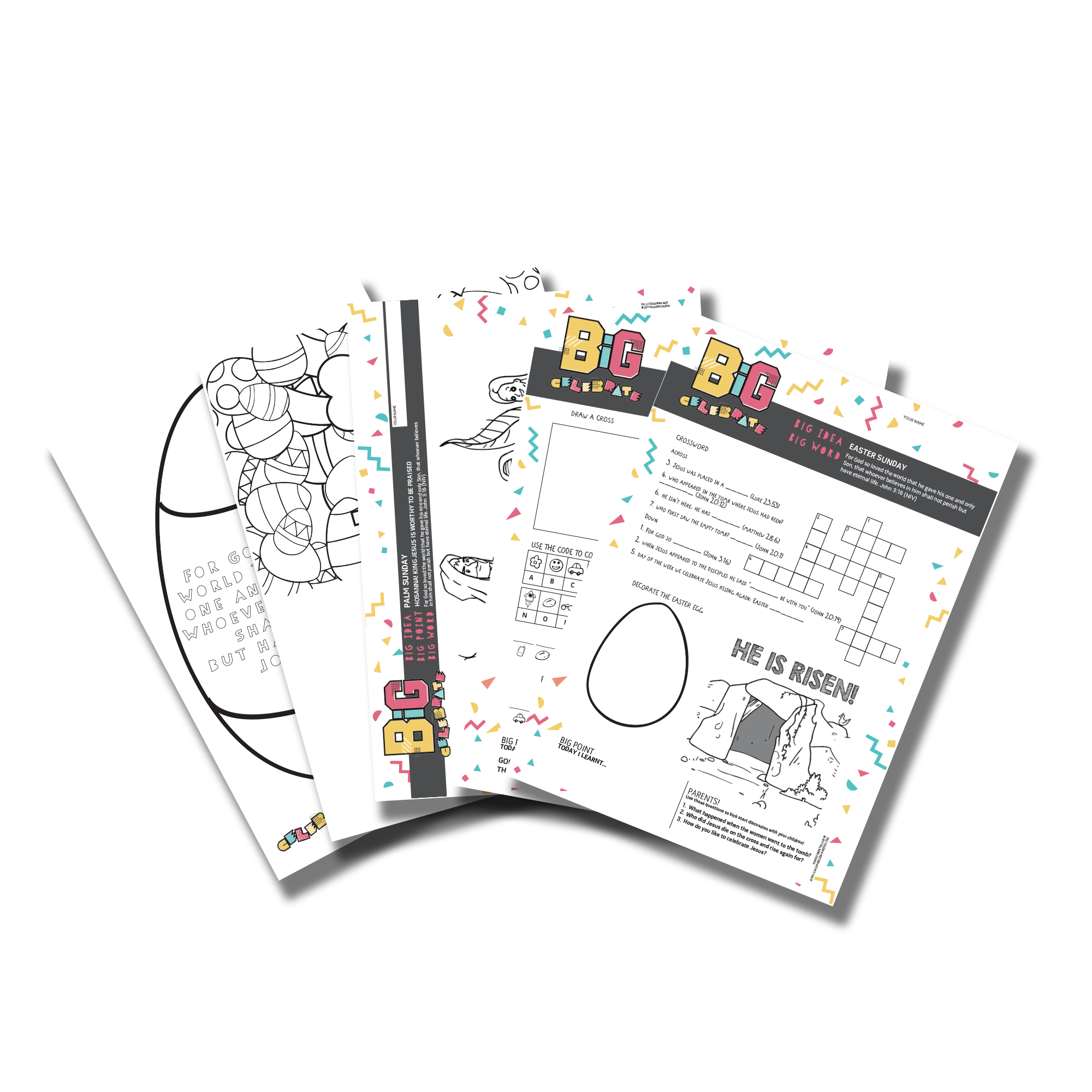 Celebrate Easter Activity Pages