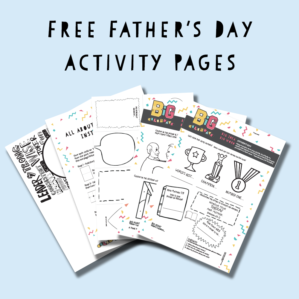 Father's Day Craft Pages