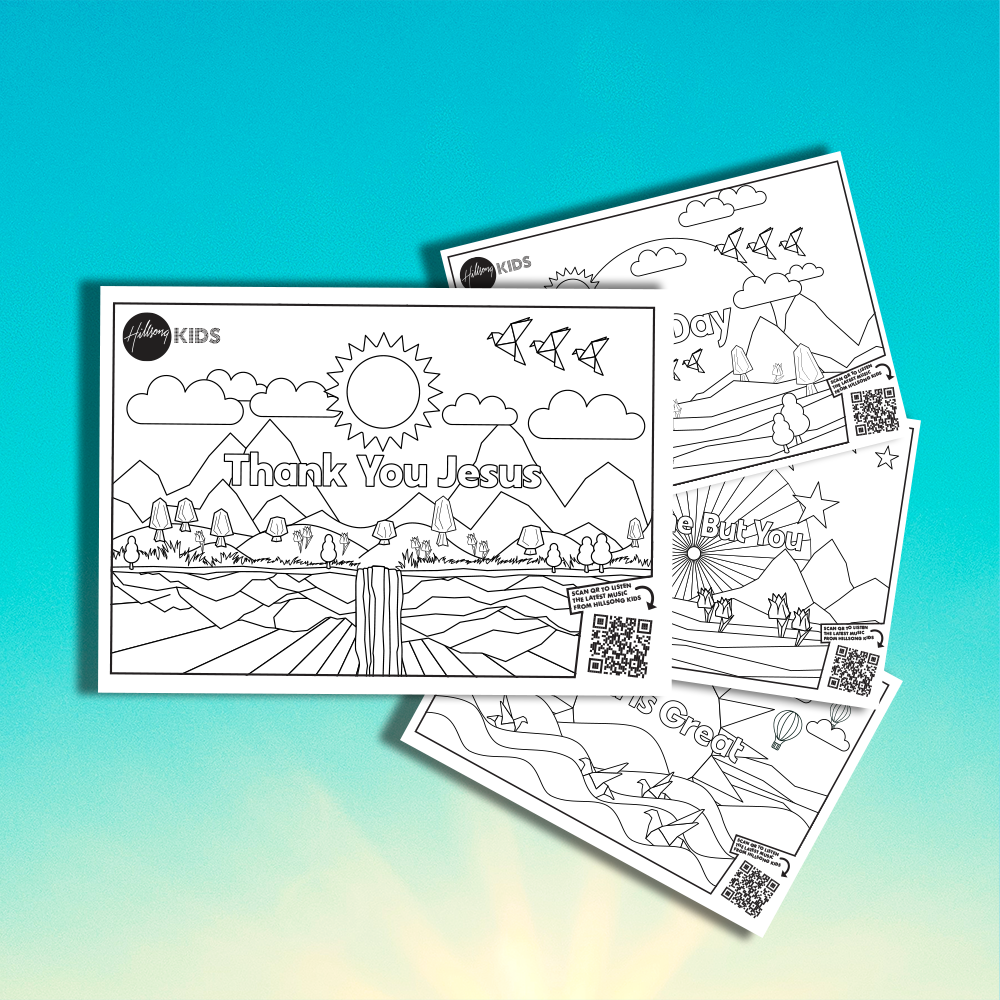 Thank You Jesus Colouring Pages